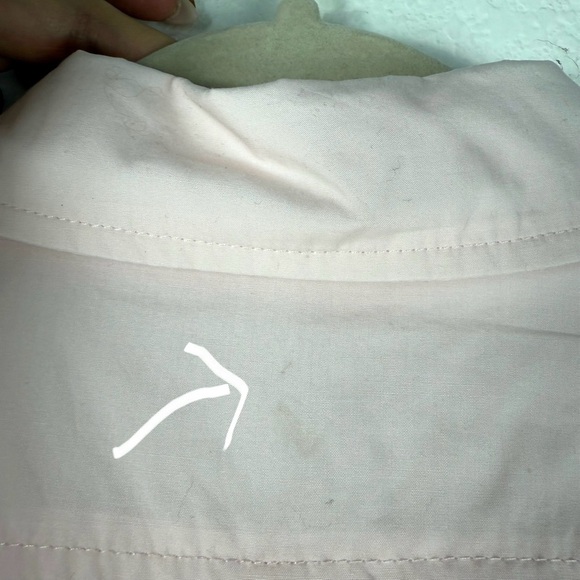 Free People All The Time Tunic Shirt Pale Pink Long Sleeve Top size S - Picture 10 of 10